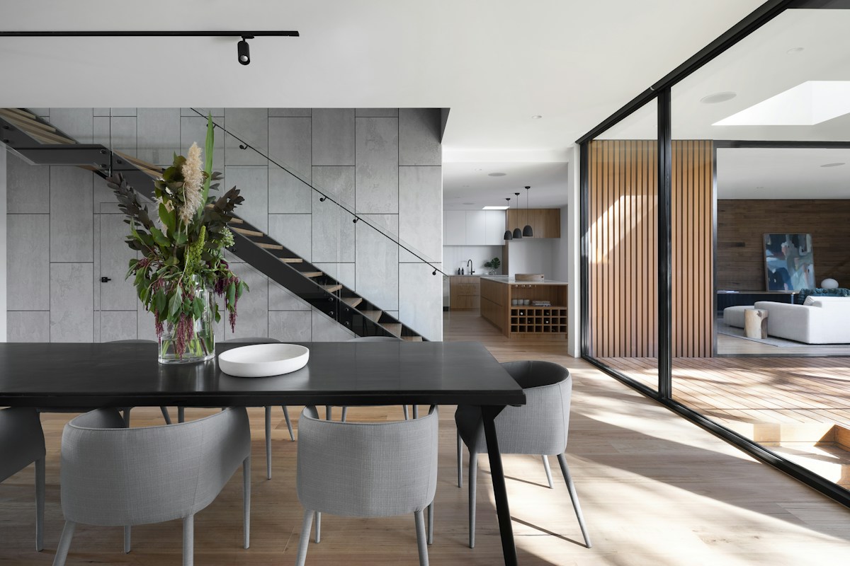 Warm, thoughtfully arranged interior